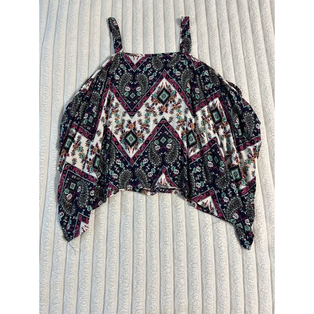 Daily special Boho Bandana Paisley wide shapeless Tank Top women’s Large